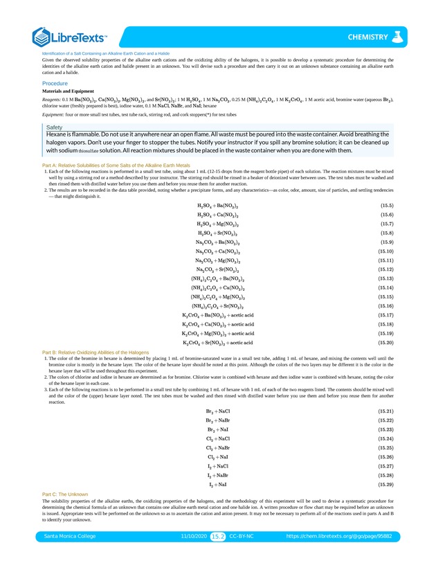 Online Chemistry Lab Manual - Page 174